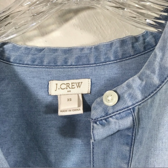 ❌SOLD❌J. Crew Indigo Denim Shirt Dress - Picture 5 of 6